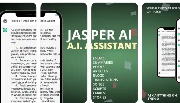 jasper AI apps for iPhone